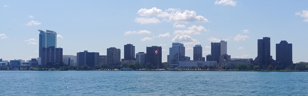 Picture of Windsor skyline from Detroit.