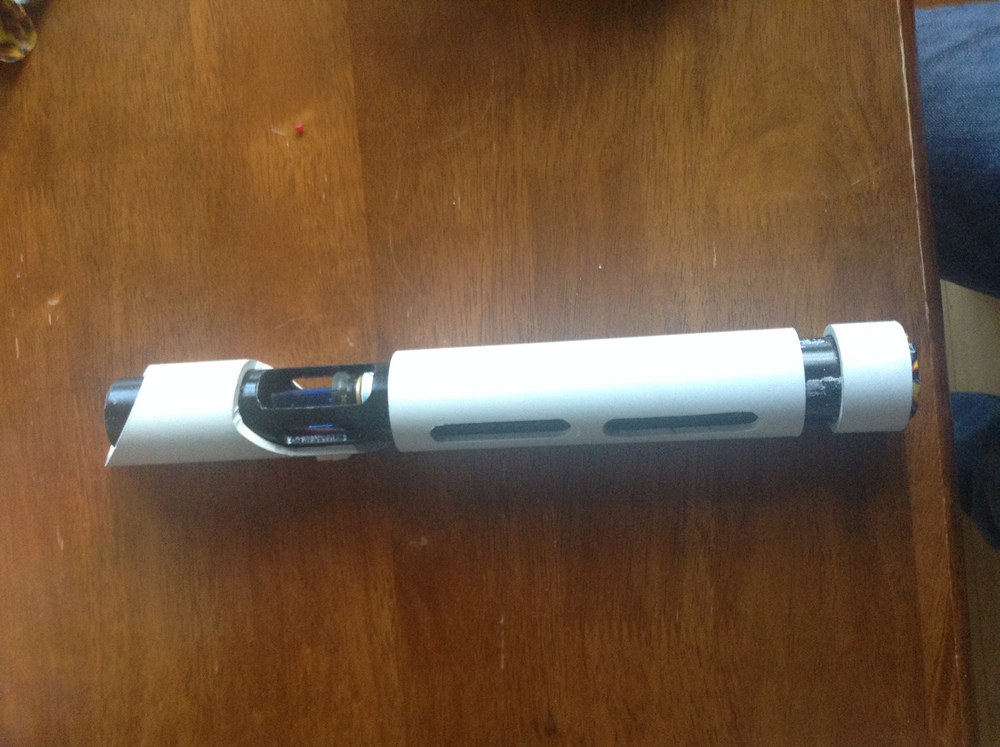 Finished lightsaber after paint.